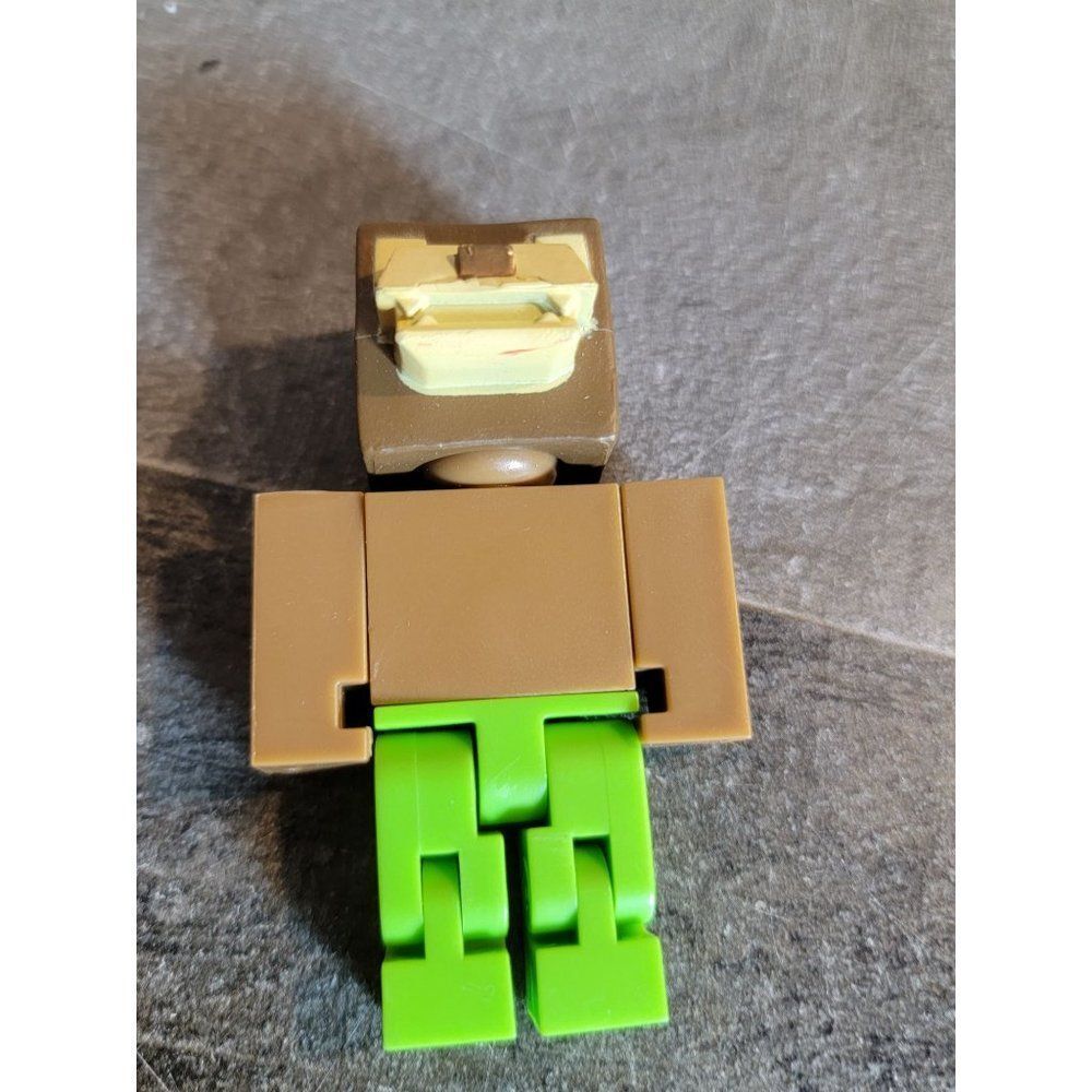 Jazware Roblox green brown dog‎ toy figure